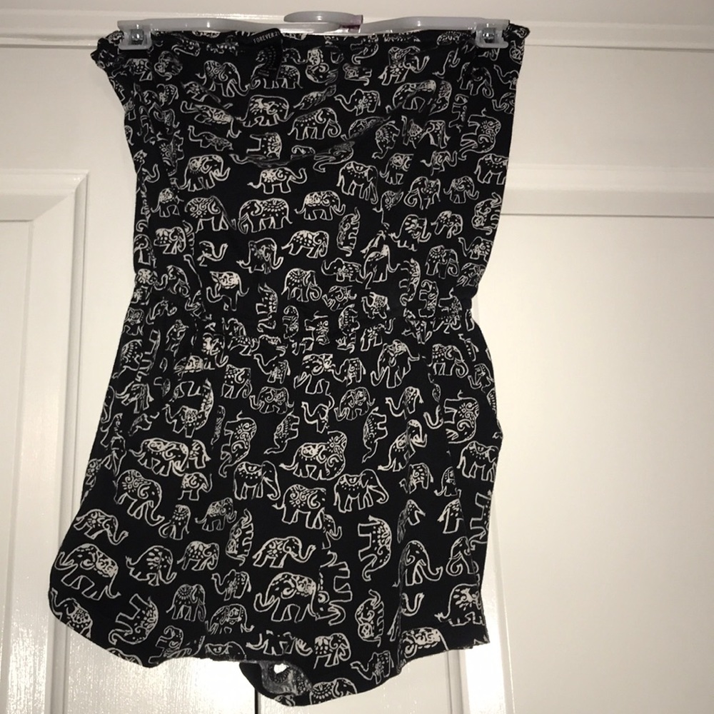 Elephant Romper with pockets